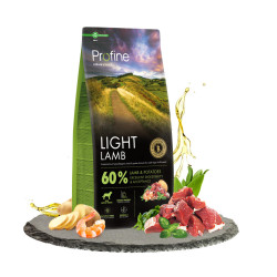 Сухий корм для собак Profine Light Lamb and Potatoes для собак з надмірною вагою 12 кг (8595602569458)