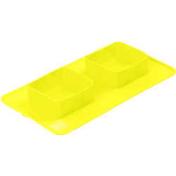 Посуд для собак WAUDOG Silicone Миска складана 385х230х50 мм жовта (50808)
