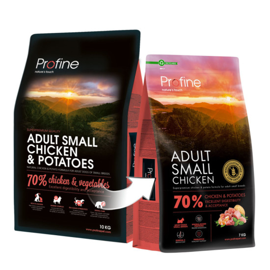 Сухий корм для собак Profine Small Chicken and Potatoes для дорослих собак дрібних порід 7 кг (8595602569984)