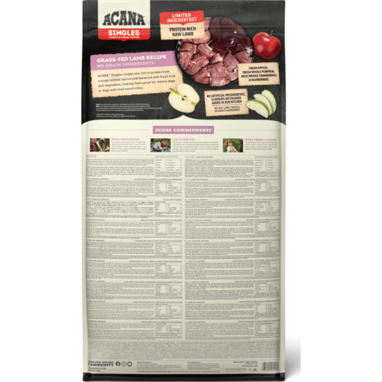 Сухий корм для собак ACANA Grass-Fed Lamb 17 кг (0064992570170)