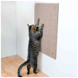 Дряпка (кігтеточка) для котів Trixie настінна з котячою м'ятою XXL 50х70 см сіро-коричнева (4011905431666)