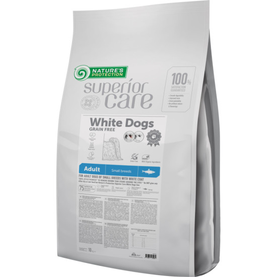 Сухий корм для собак Nature's Protection Superior Care White Dogs Grain Free Herring Adult 10 кг (NPSC47440)