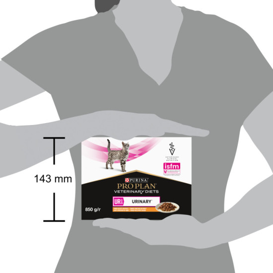 Вологий корм для кішок Purina Pro Plan Veterinary Diets UR ST/OX Urinary З куркою 10 x 85 г (8445290093592)