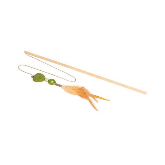 Іграшка для котів Waucat Fun Natural Дражнилка з сердечком та пресованою м'ятою 60 см (6215)