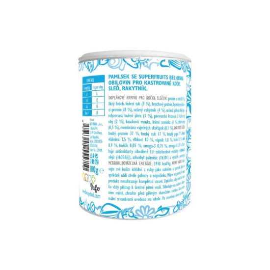 Ласощі для котів Brit Care Superfruits Herring 100 г - оселедець (8595602555710)