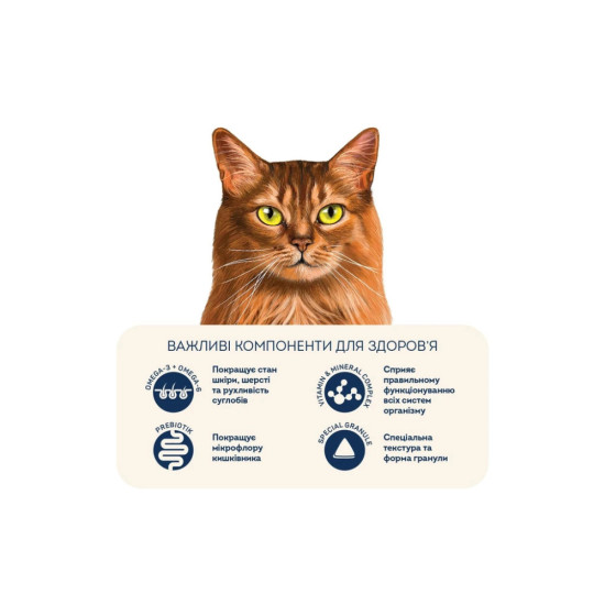 Сухий корм для кішок Home Food Healthy skin and shiny coat з індичкою та лососем 10 кг (4820235020569)