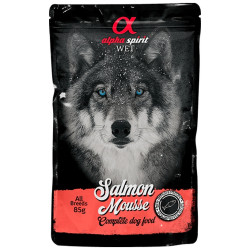 Вологий корм для собак Alpha Spirit старше 1 року з лососем 85 г (8436586311612)