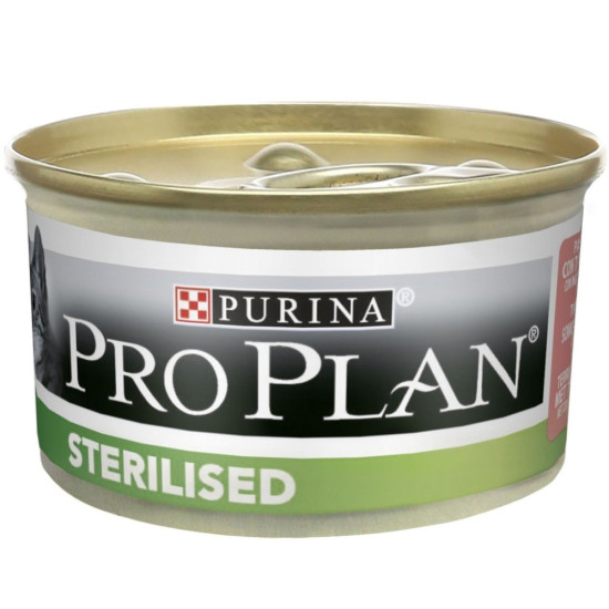 Вологий корм для кішок Purina Pro Plan Sterilised З тунцем та лососем 85 г (8445290173287)