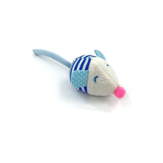 Іграшка для котів Hippie Pet Мишка середня синя 9 см (HIPCT2304059M)