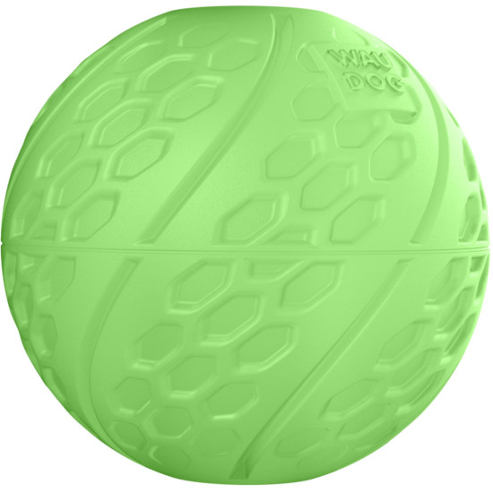 Іграшка для собак WAUDOG Fun М'ячик світлонакопичувальний з отвором для ласощів 7 см (6209)