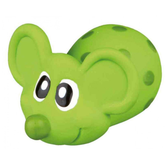 Іграшка для собак Trixie Миша з пискавкою в горошок Латекс 8 см (4011905351704)