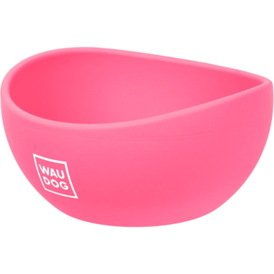 Посуд для котів WAUDOG Silicone Миска 250 мл рожева (50817)