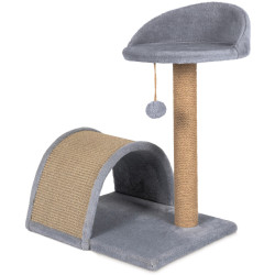 Дряпка (кігтеточка) для котів Природа Д051 50х38х65 см сіра (4823082429608)