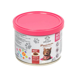 Вологий корм для кішок Pet Chef З яловичиною 200 г (4820255194042)