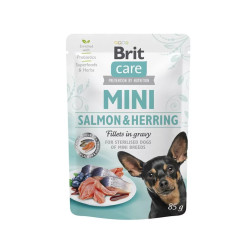 Вологий корм для собак Brit Care Mini для дорослих собак мініатюрних порід (8595602560349)