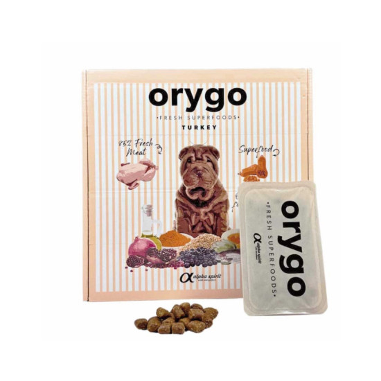 Напіввологий корм для собак Orygo Turkey (18х200 г) 3.6 кг (8436586312138)