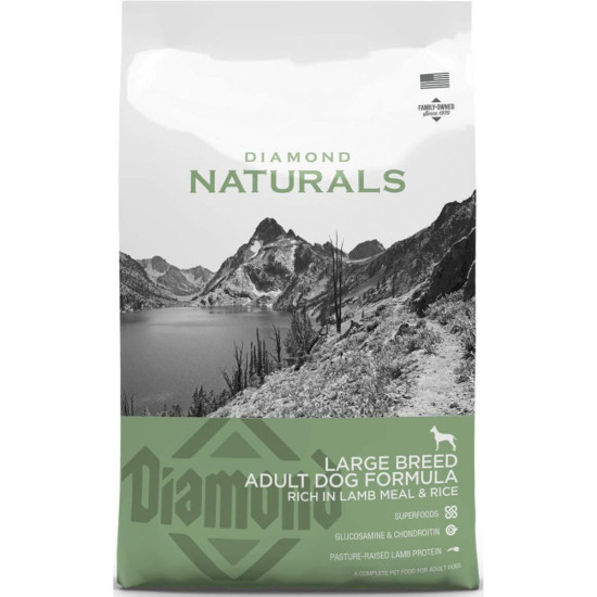 Сухий корм для собак Diamond Naturals Adult Large Breed Lamb&Rice 15 кг (0074198615377)