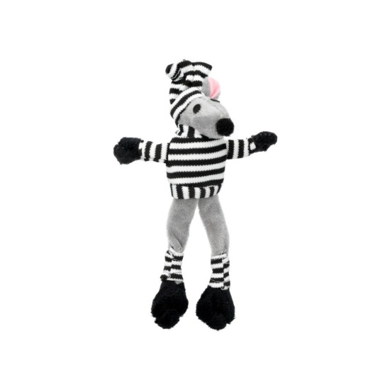 Іграшка для котів Hippie Pet Миша-морячок сіра 18 см (HIPCT2304100)