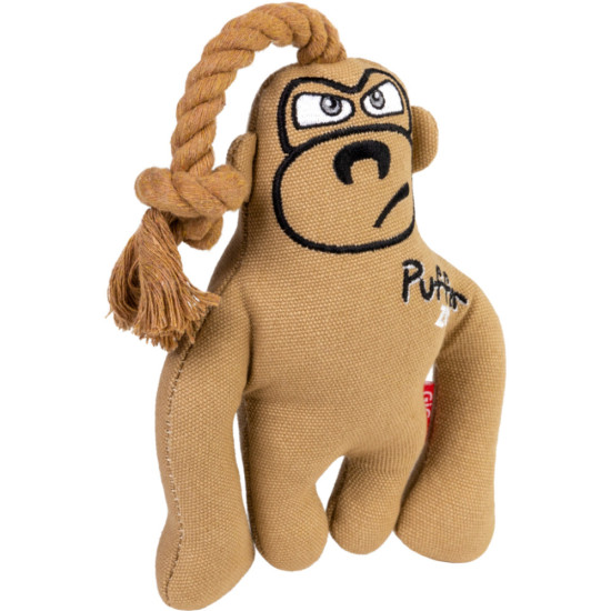 Іграшка для собак GiGwi Puffer zoo Мавпа з пищалкою 31 см (2317)