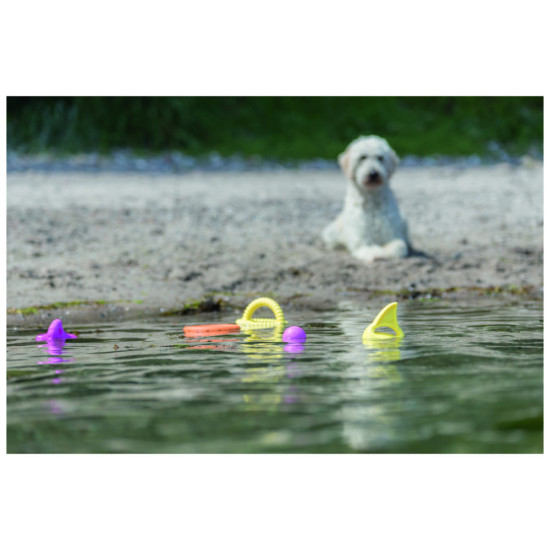 Іграшка для собак Trixie Кільце плавуче Для водних розваг Термопластична гума 17 см (4047974334430)