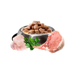 Вологий корм для кішок Mis Kiss з ягням в соусі 100 г (4820164440186/4820111141432)