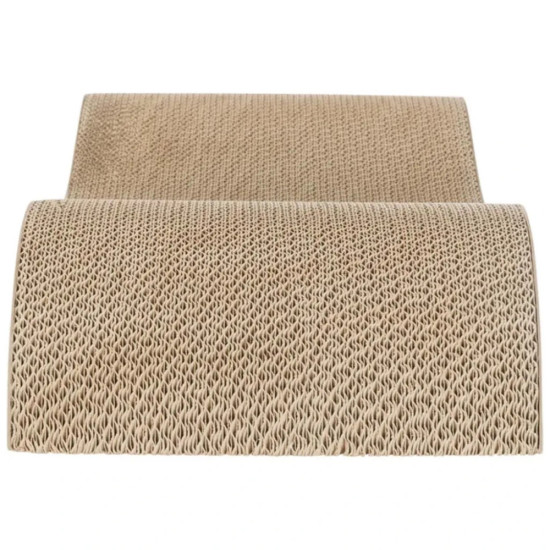 Дряпка (кігтеточка) для котів Trixie Хвиля XXL картон 64×14×37 см (сіра) (4011905480312)