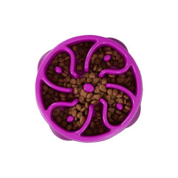Посуд для собак Outward Hound Миска-лабіринт Fun Feeder Квітка середня фіолетова (0700603510059)
