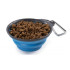 Посуд для собак Dexas Дорожня складна миска Тревел Кап з карабіном мала 240 мл (блакитна) (0084297309145)