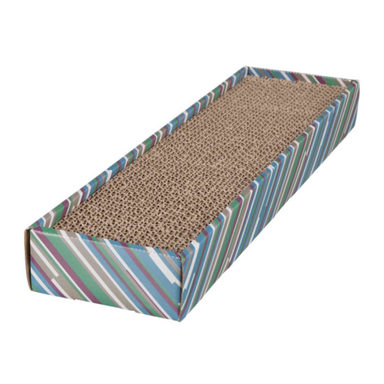 Дряпка (кігтеточка) для котів Trixie картонна з м'ятою 48×5×13 см (4011905043272)