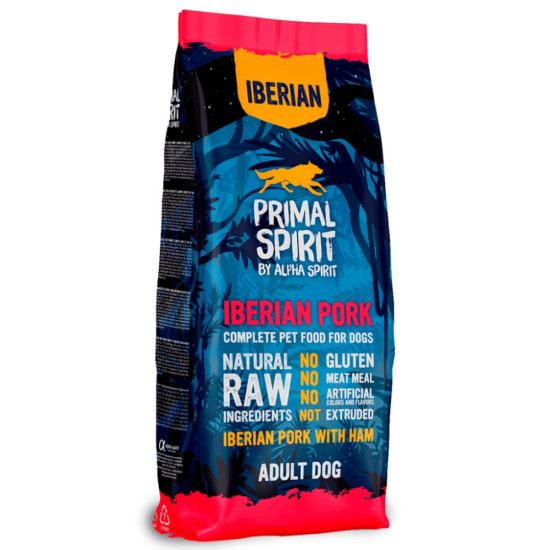 Сухий корм для собак Alpha Spirit Primal Iberian Pork 12 кг (8436586311407)