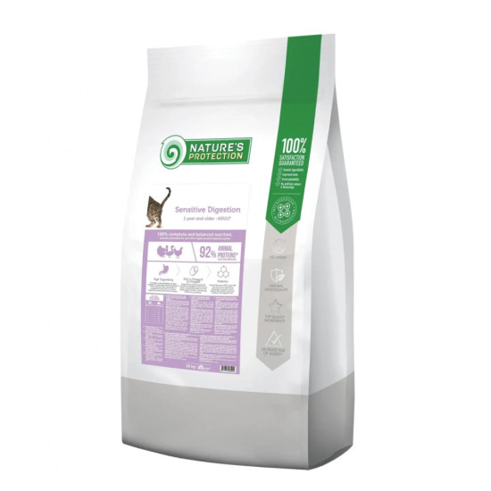 Сухий корм для кішок Nature's Protection Sensitive Digestion Adult 18 кг (NPB46042)
