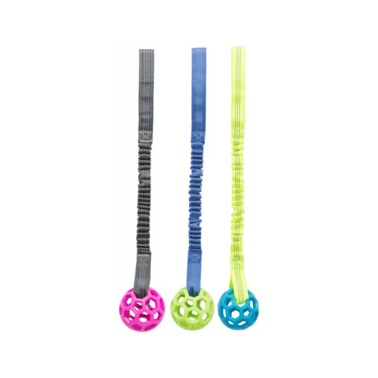Іграшка для собак Trixie Bungee Tugger з м'ячем 7/48 см (4011905328690)