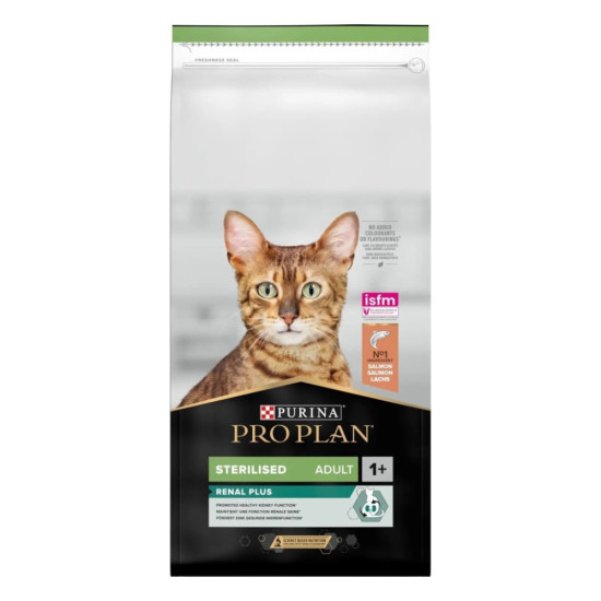 Сухий корм для кішок Purina Pro Plan Sterilised Adult 1+ Renal Plus Для дорослих стерилізованих З лососем 14 кг (7613287887597)