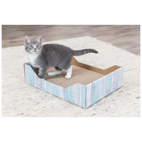 Дряпка (кігтеточка) для котів Trixie картонна з м'ятою 45×12×33 см (4011905480138)