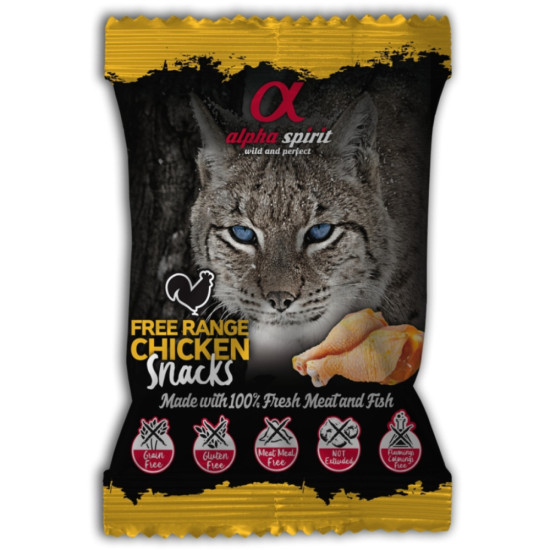 Ласощі для котів Alpha Spirit Chicken Snacks 50 г (8436586310103)
