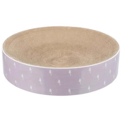Дряпка (кігтеточка) для котів Trixie «Lilly» картонна з м'ятою 45×10 см (рожева) (4011905480145)