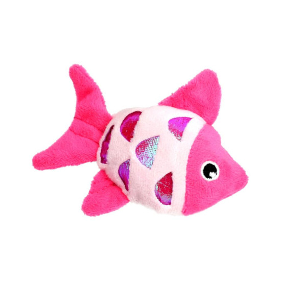 Іграшка для котів Hippie Pet Рибка рожева 11.5 см (HIPCT21035RO)