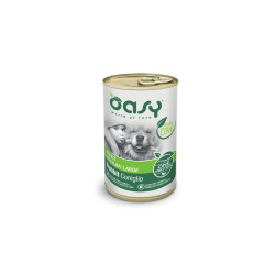 Консерви для собак OASY One Animal Protein ADULT Medium/Large з кроликом 400 г (8053017342382)