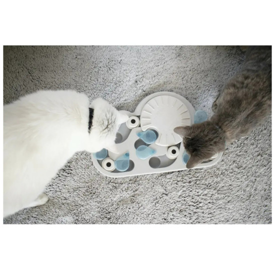 Іграшка для котів Outward Hound Petstages Головоломка Краплі дощу сіра (0700603695817)