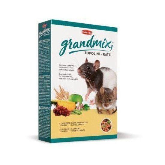 Корм для гризунів Padovan GrMix Topolini для мишей та щурів 400 г (8001254005898)