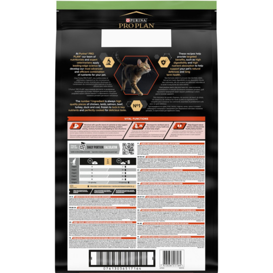 Сухий корм для кішок Purina Pro Plan Sterilised з лососем 10 кг (7613036517164)