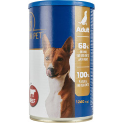 Консерви для собак PREMIUM PET Шматочки в соусі з телятиною 1.240 г (4820255192277)