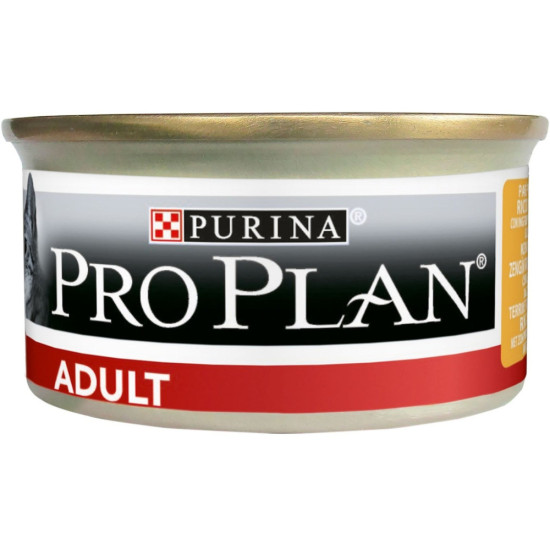 Вологий корм для кішок Purina Pro Plan Adult З куркою 85 г (8445290173218)