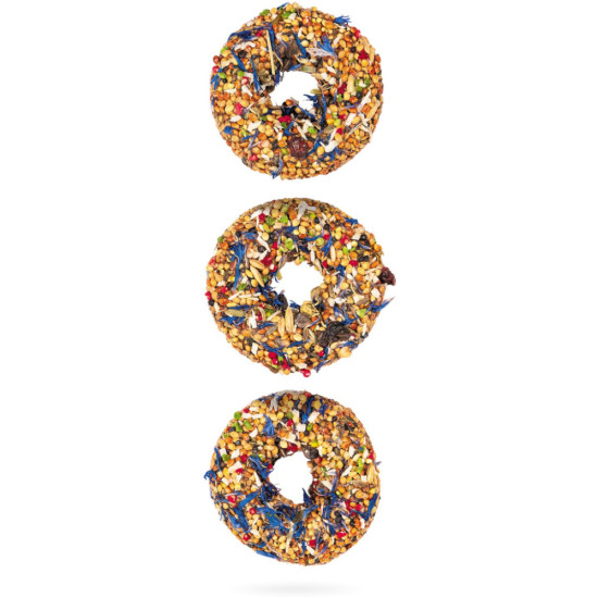 Вітаміни для птахів Special One Пончики «Барбарис, волошка, кокос» 60 г (4823082425167)