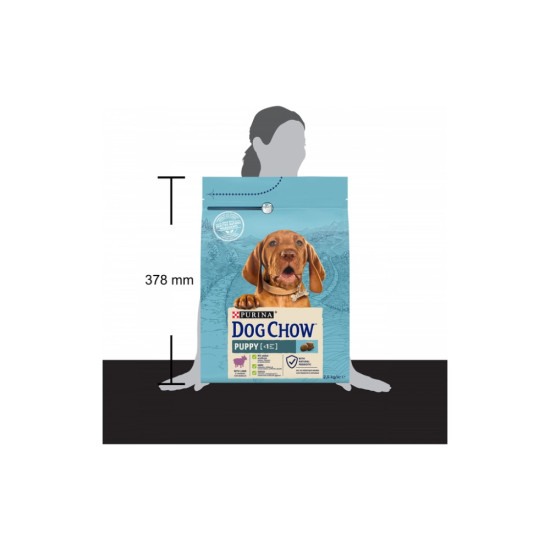 Сухий корм для собак Purina Dog Chow Puppy Lamb зі смаком ягняти 2.5 кг (7613034488657)