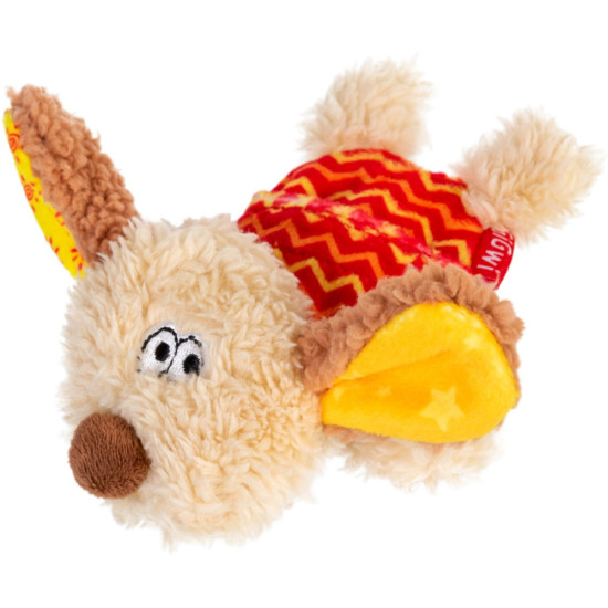 Іграшка для собак GiGwi Plush Собачка з пискавкою 13 см (75304Collar)