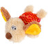 Іграшка для собак GiGwi Plush Собачка з пискавкою 13 см (75304Collar)