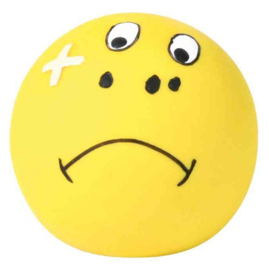 Іграшка для собак Trixie Смайлики з пискавкою Латекс Набір 4 шт 6 см (4011905352664)