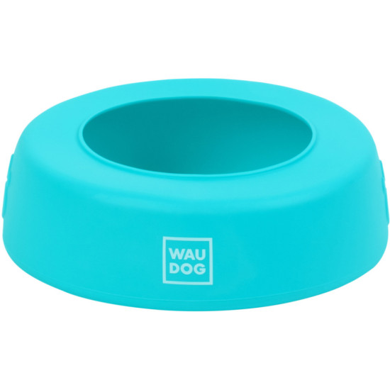 Посуд для собак WAUDOG Silicone Миска-непроливайка 1 л блакитна (50792)