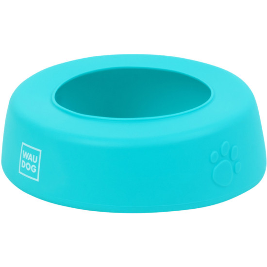 Посуд для собак WAUDOG Silicone Миска-непроливайка 1 л блакитна (50792)